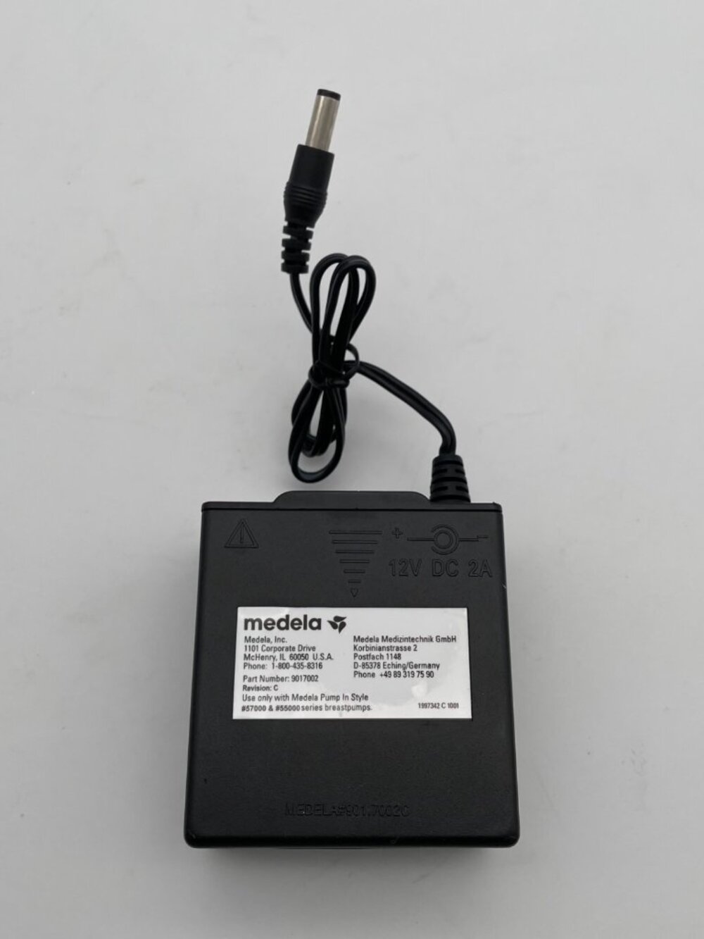 12V AC DC 2A Adapter Power Supply Charger For Medela Breast Pump Portable - Picture 2 of 4